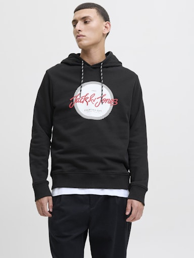 JACK&JONES Мужская Толстовка Чёрная  [2]