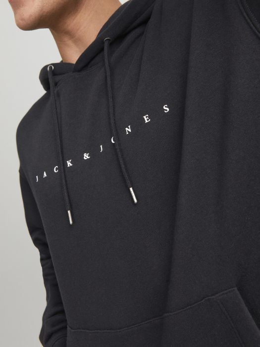 JACK&JONES Мужская Толстовка Чёрная  [5]