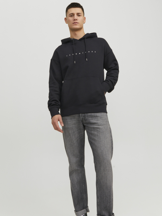 JACK&JONES Мужская Толстовка Чёрная  [1]