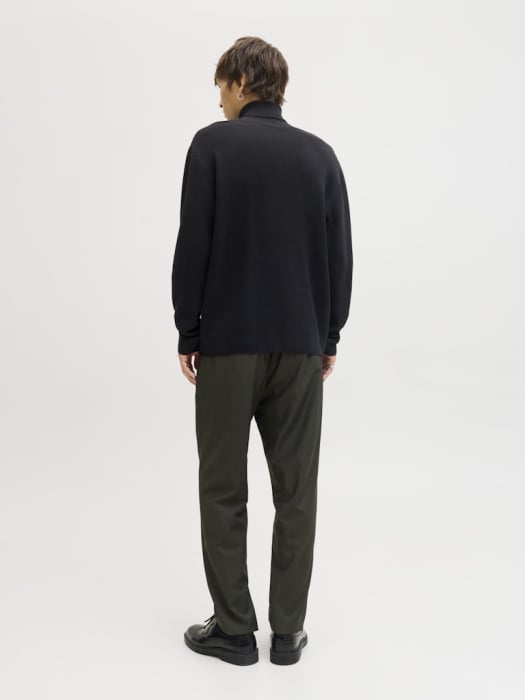 JACK&JONES Мужская Водолазка Чёрная  [3]