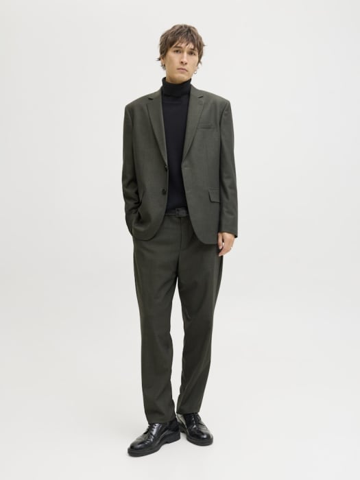 JACK&JONES Мужская Водолазка Чёрная  [4]