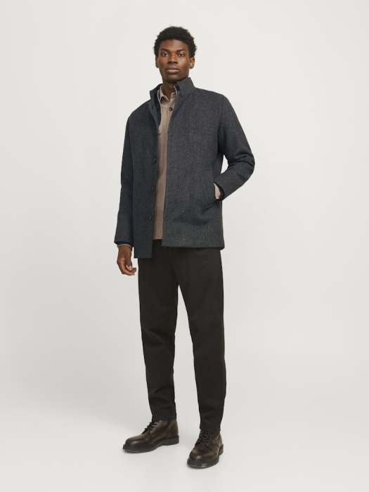 Jack Jones Пальто Dark Grey Melange  [1]