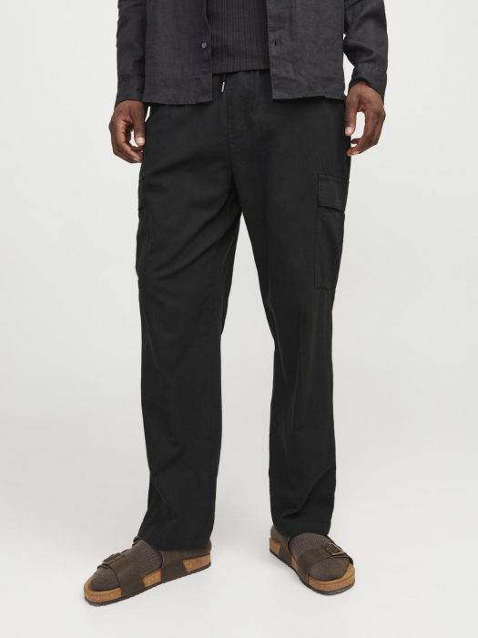 Jack Jones Pantaloni Negri Loose Barbati [1]