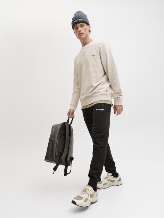 JACK&JONES Pantaloni Negri Regular Barbati [2]