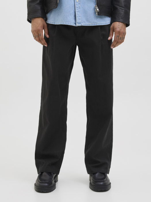 Jack Jones Pantaloni Negri Wide Barbati [4]