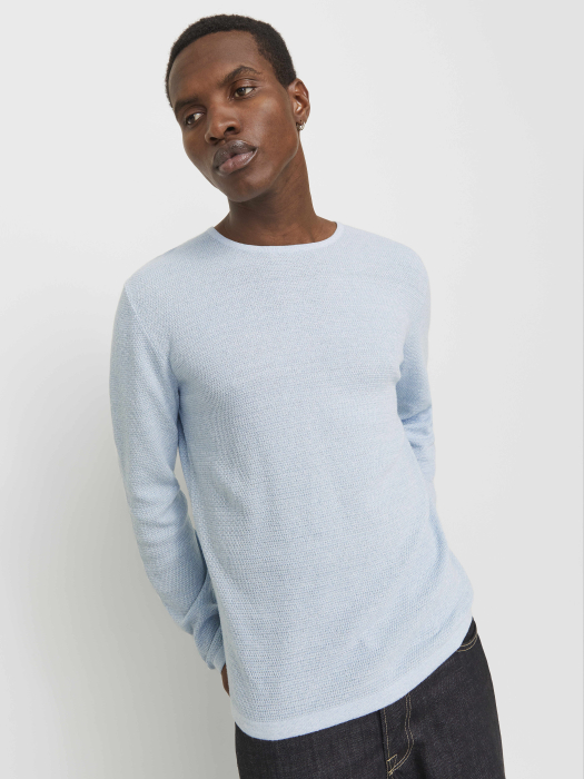 Jack Jones Pulover Albastru Deschis  Barbati [5]