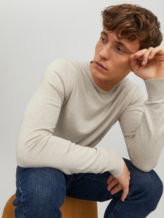 Jack Jones Pulover Crem  Barbati [6]