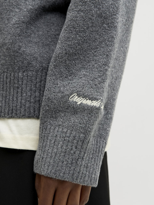 JACK&JONES Мужской Свитер Dark Grey Melange  [6]