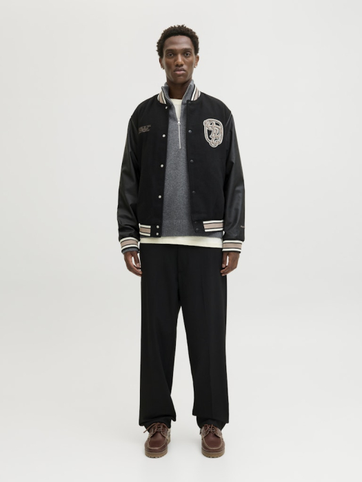 JACK&JONES Мужской Свитер Dark Grey Melange  [1]