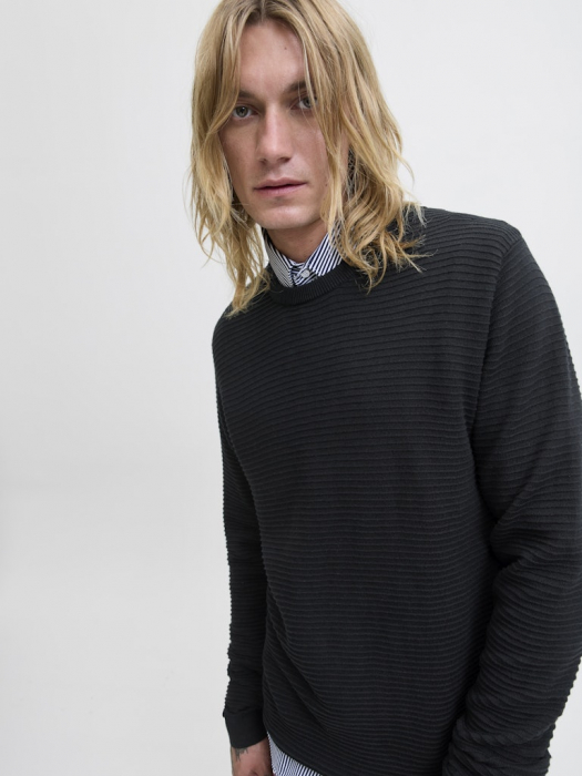 JACK&JONES Pulover Negru  Barbati [4]