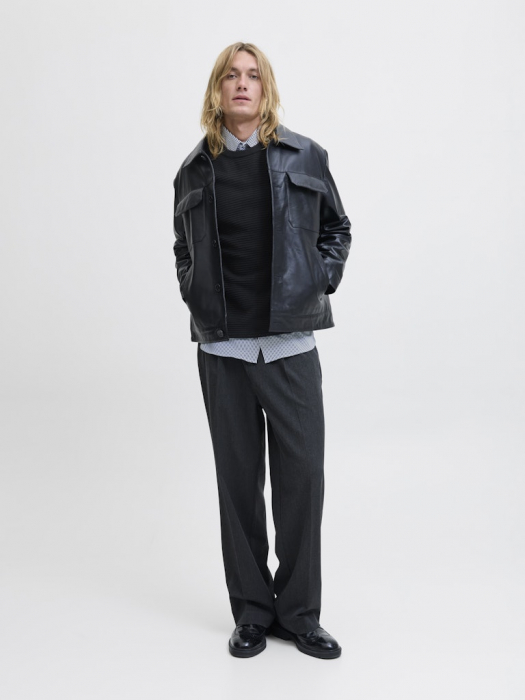 JACK&JONES Pulover Negru  Barbati [3]