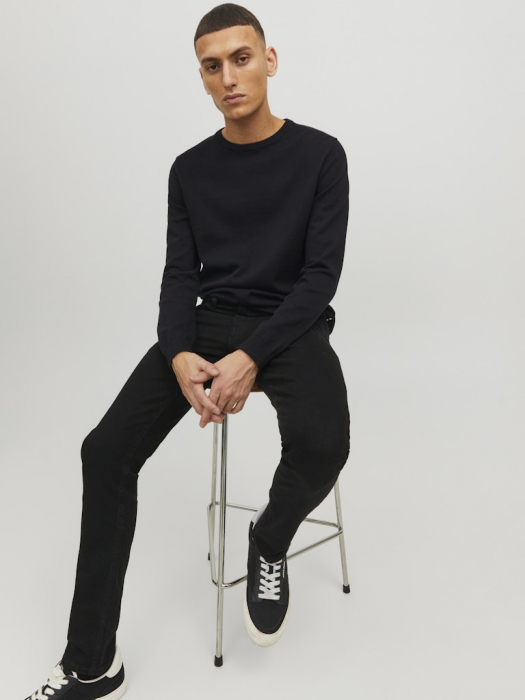 JACK&JONES Мужской Свитер Чёрный [8]