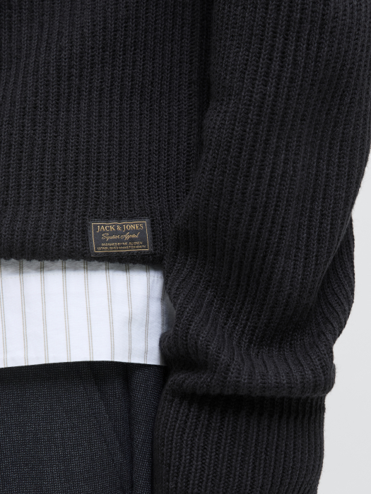 JACK&JONES Мужской Свитер Чёрный  [4]