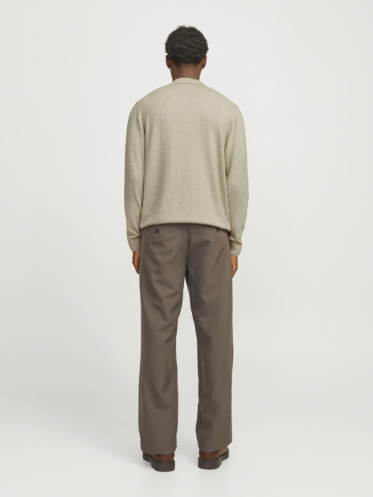 JACK&JONES Pulover Oatmeal Melange  Barbati [2]