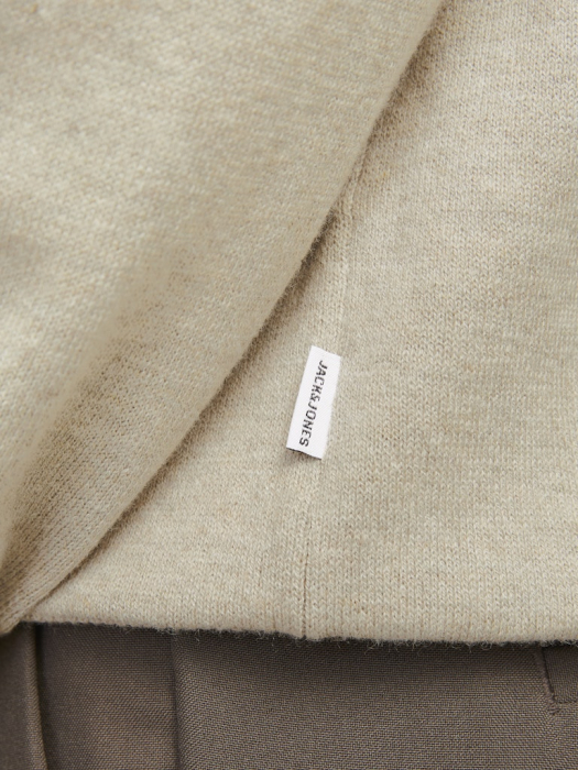 JACK&JONES Pulover Oatmeal Melange  Barbati [5]