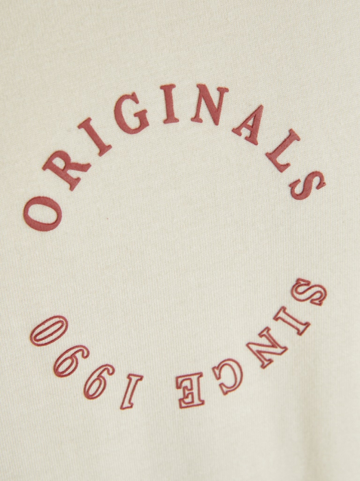 JACK&JONES Мужская Футболка Antique White  [2]