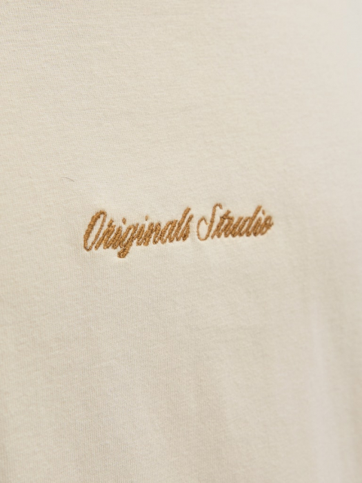 JACK&JONES Мужская Футболка Antique White  [5]