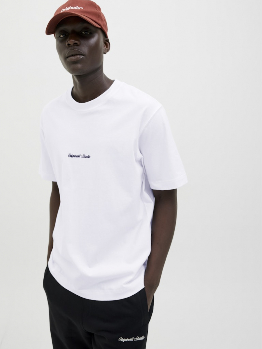 JACK&JONES Мужская Футболка Яркая Белая  [2]