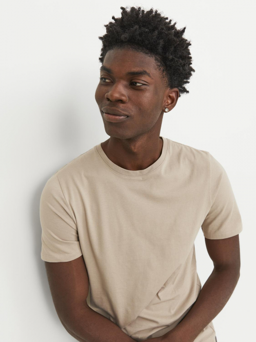 Jack Jones Tricou Bej Slim Barbati [2]