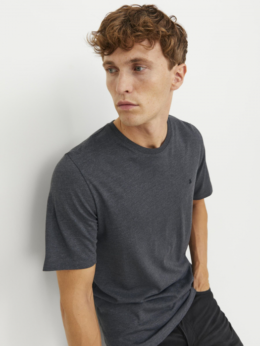 Jack Jones Мужская Футболка Тёмная Серая Regular [6]