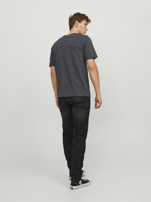 Jack Jones Мужская Футболка Тёмная Серая Regular [2]