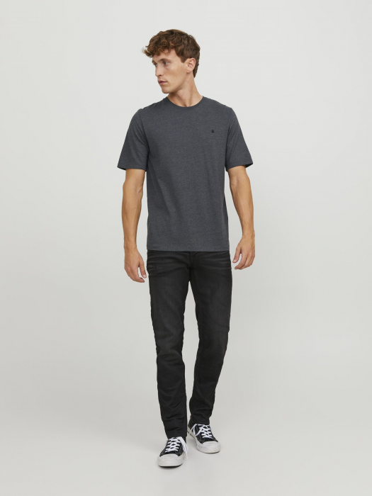 Jack Jones Мужская Футболка Тёмная Серая Regular [3]