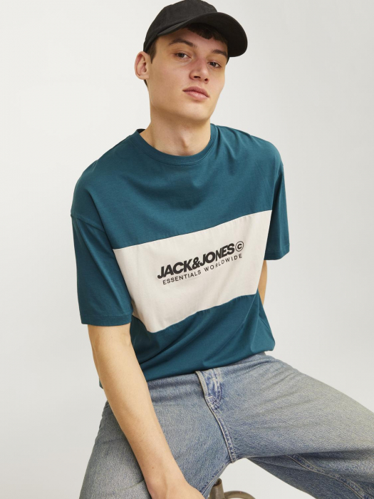 Jack Jones Мужская Футболка Бирюзовая  [5]