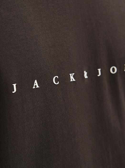 Jack Jones Мужская Футболка Темно-Коричневая  [6]