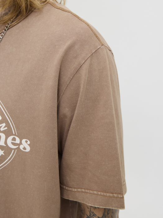 Jack Jones Мужская Футболка Беживая  [5]