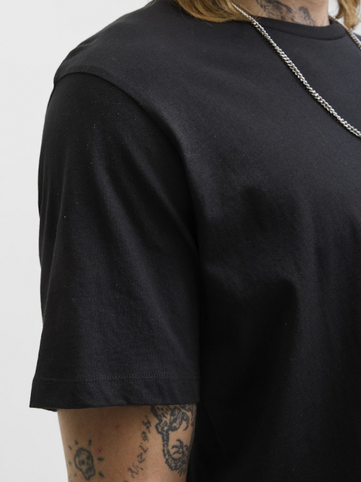 JACK&JONES Мужская Футболка Чёрная  [5]