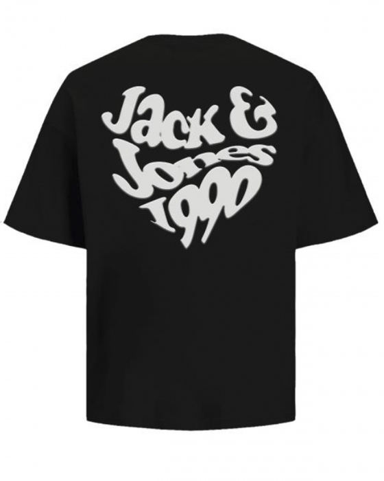Jack Jones Мужская Футболка Чёрная  [2]