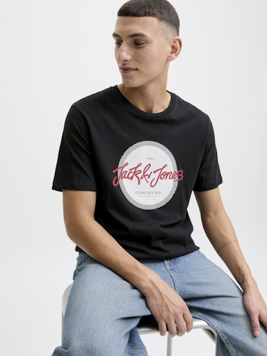 Jack Jones Tricou Negru  Barbati [3]