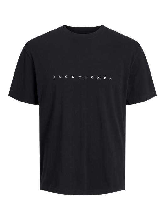 Jack Jones Мужская Футболка Чёрная  [7]
