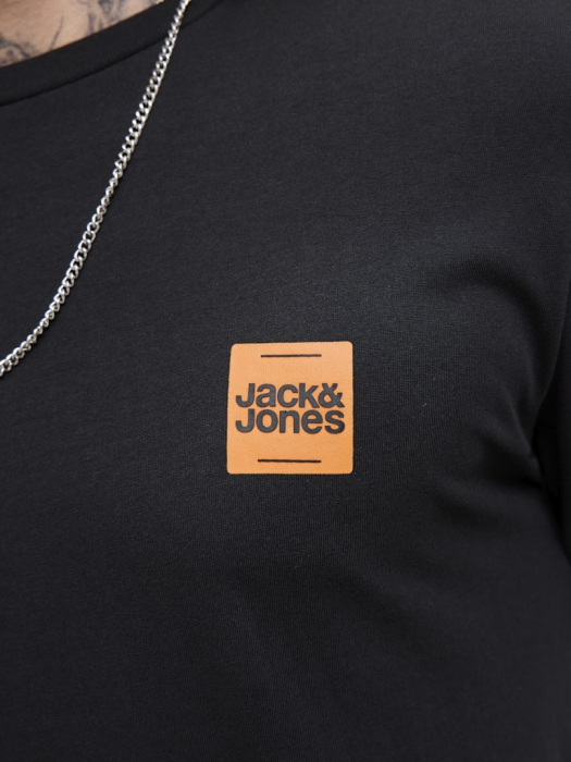 JACK&JONES Мужская Футболка Чёрная  [4]