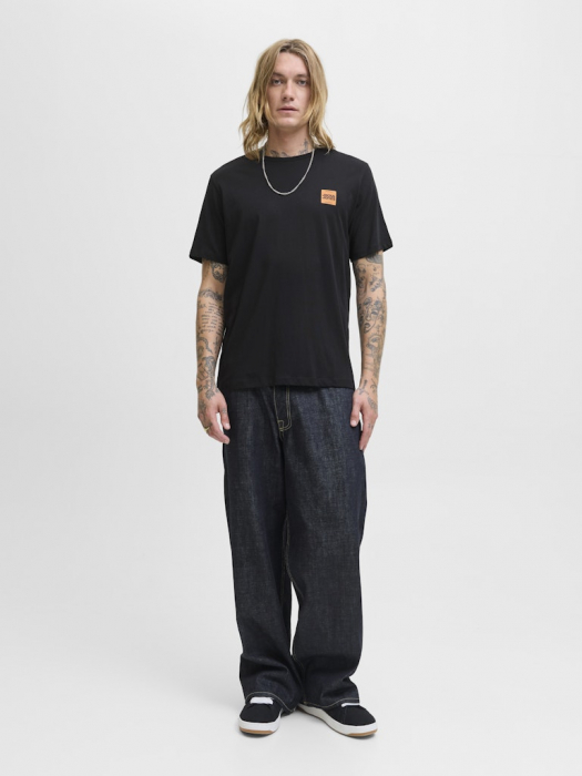 JACK&JONES Мужская Футболка Чёрная  [2]