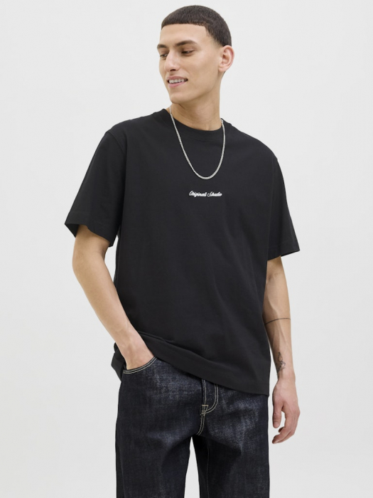 JACK&JONES Мужская Футболка Чёрная  [1]