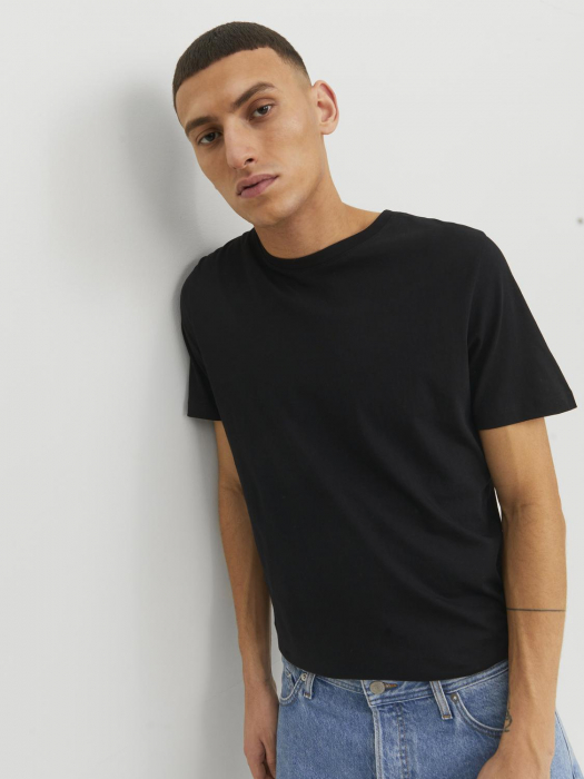Jack Jones Tricou Negru Slim Barbati [4]