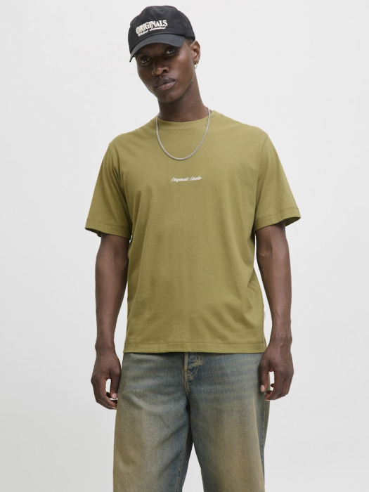 JACK&JONES Мужская Футболка Olive Drab  [1]