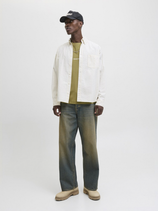 JACK&JONES Мужская Футболка Olive Drab  [5]