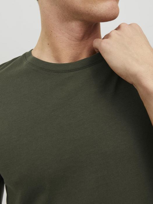 Jack Jones Мужская Футболка Оливково-Зеленый Slim [5]