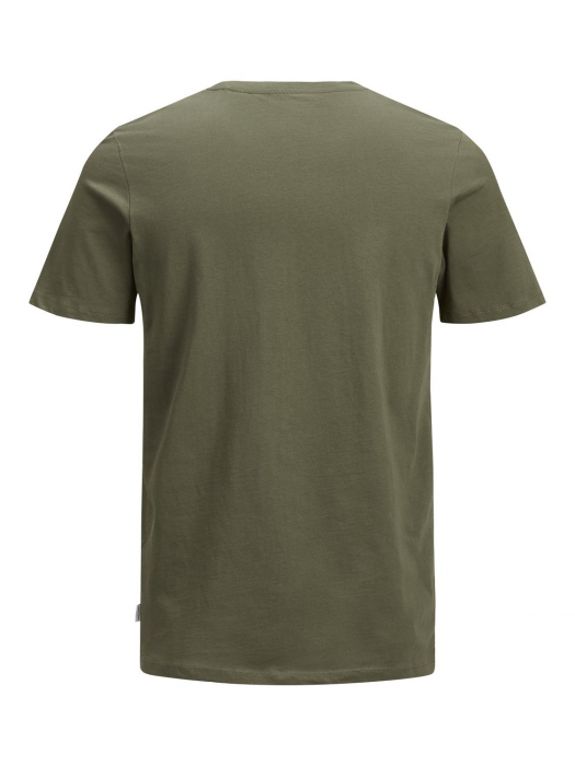 Jack Jones Мужская Футболка Оливково-Зеленый Slim [2]