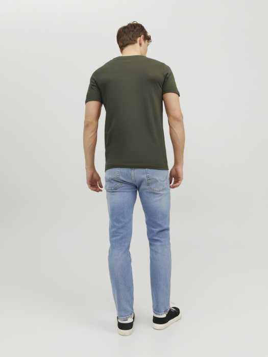 Jack Jones Мужская Футболка Оливково-Зеленый Slim [3]