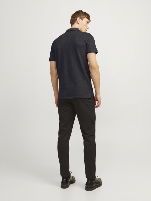 Jack Jones Tricou Polo Gri Inchis Slim Barbati [3]