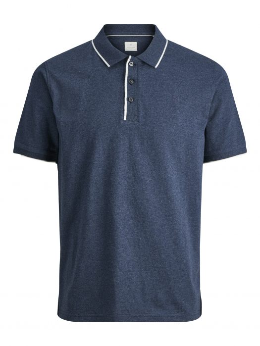 JACK&JONES Мужская Футболка-Поло Dark Navy  [1]