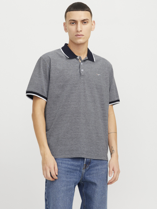 JACK&JONES Мужская Футболка-Поло Maritime Blue  [1]