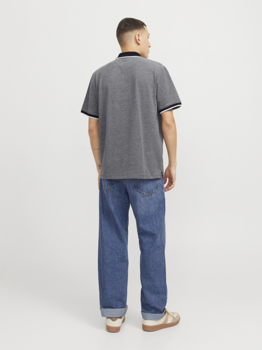 JACK&JONES Мужская Футболка-Поло Maritime Blue  [2]