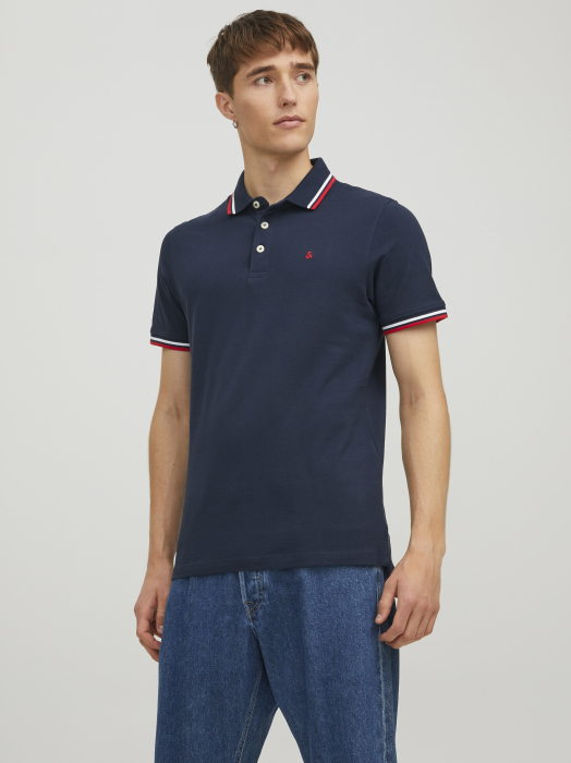 Jack Jones Tricou Polo Navy Slim Barbati [1]