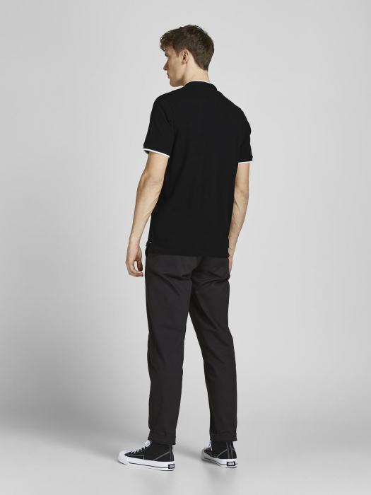 Jack Jones Tricou Polo Negru Slim Barbati [2]