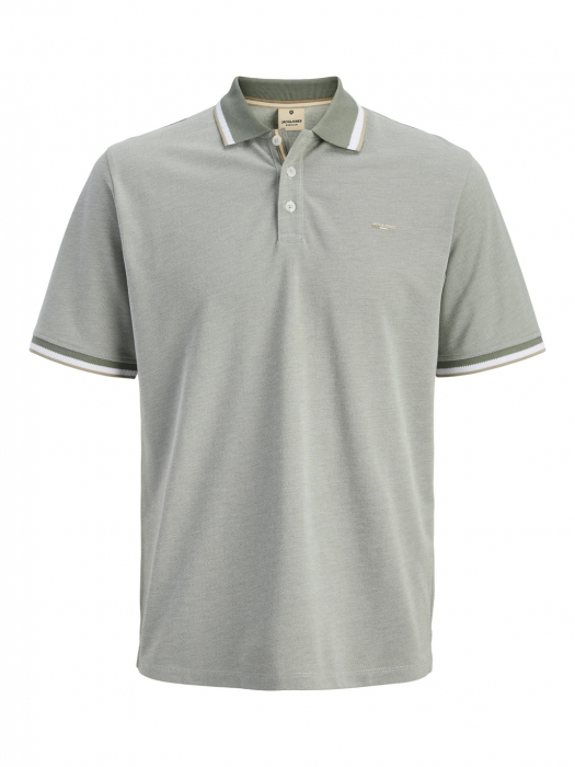 JACK&JONES Мужская Футболка-Поло Оливковая  [1]