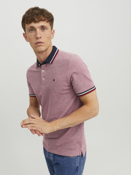 Jack Jones Tricou Polo Lila Slim Barbati [3]